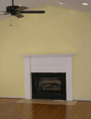 Living room repaint before